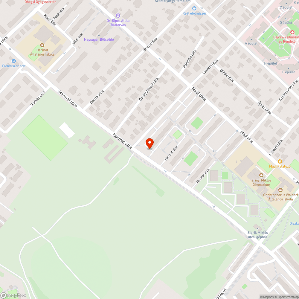 Szemétkupac bejelentés helye