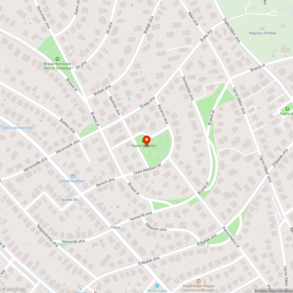 Szent Adalbert tér vízilabda medencék bejelentés helye