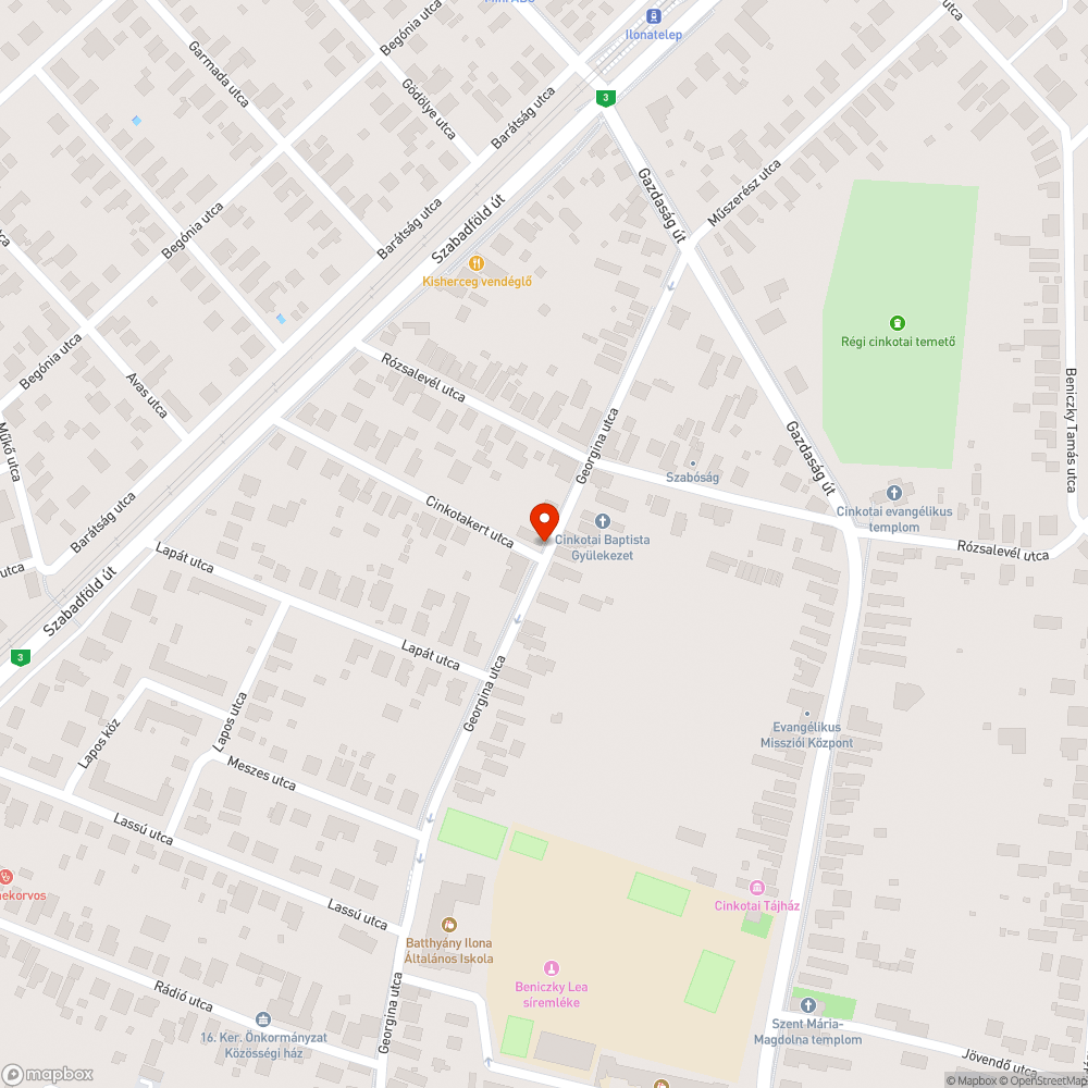 Veszélyes csatornafedél bejelentés helye