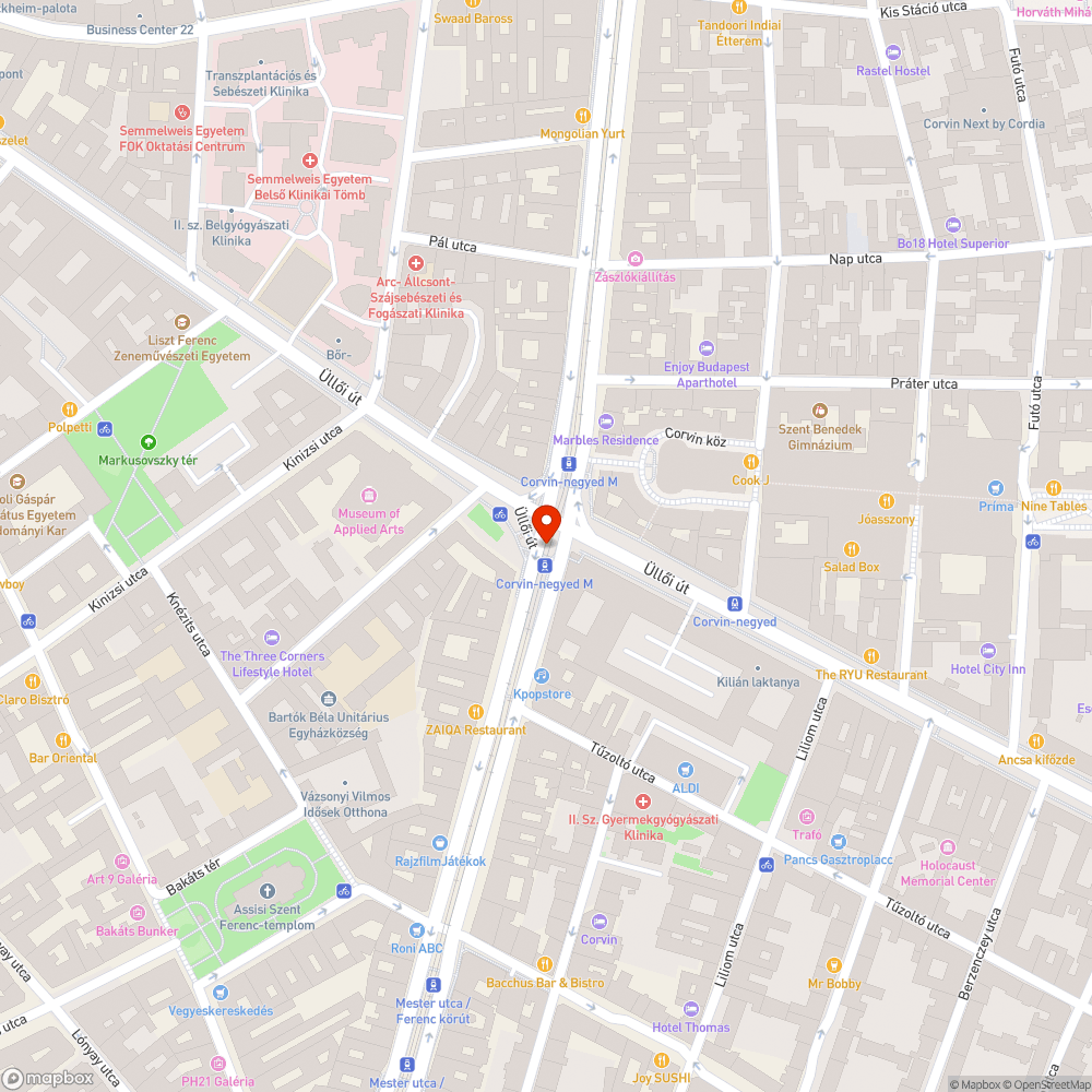 Gyomos villamospálya bejelentés helye