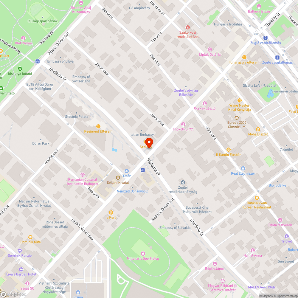 A sínek mentén megsüllyedt útszakasz, hatalmas kátyúk bejelentés helye