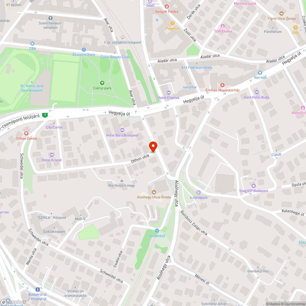 Hibásan felfestett parkolóhelyek, állandó szabálytalan parkolás bejelentés helye