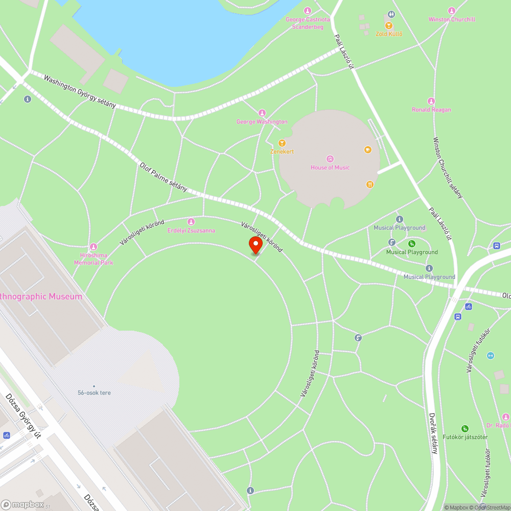 Szemét a fákon bejelentés helye