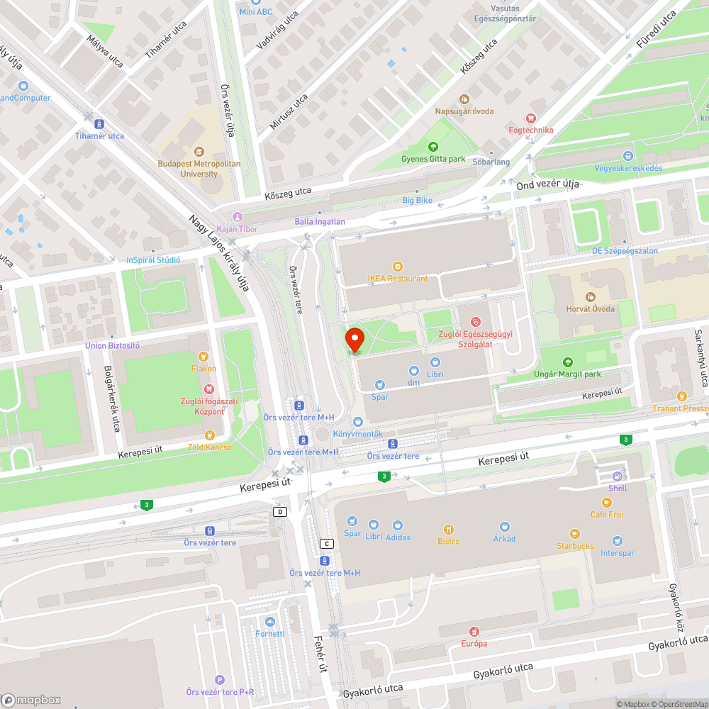 Besüllyedt járda bejelentés helye