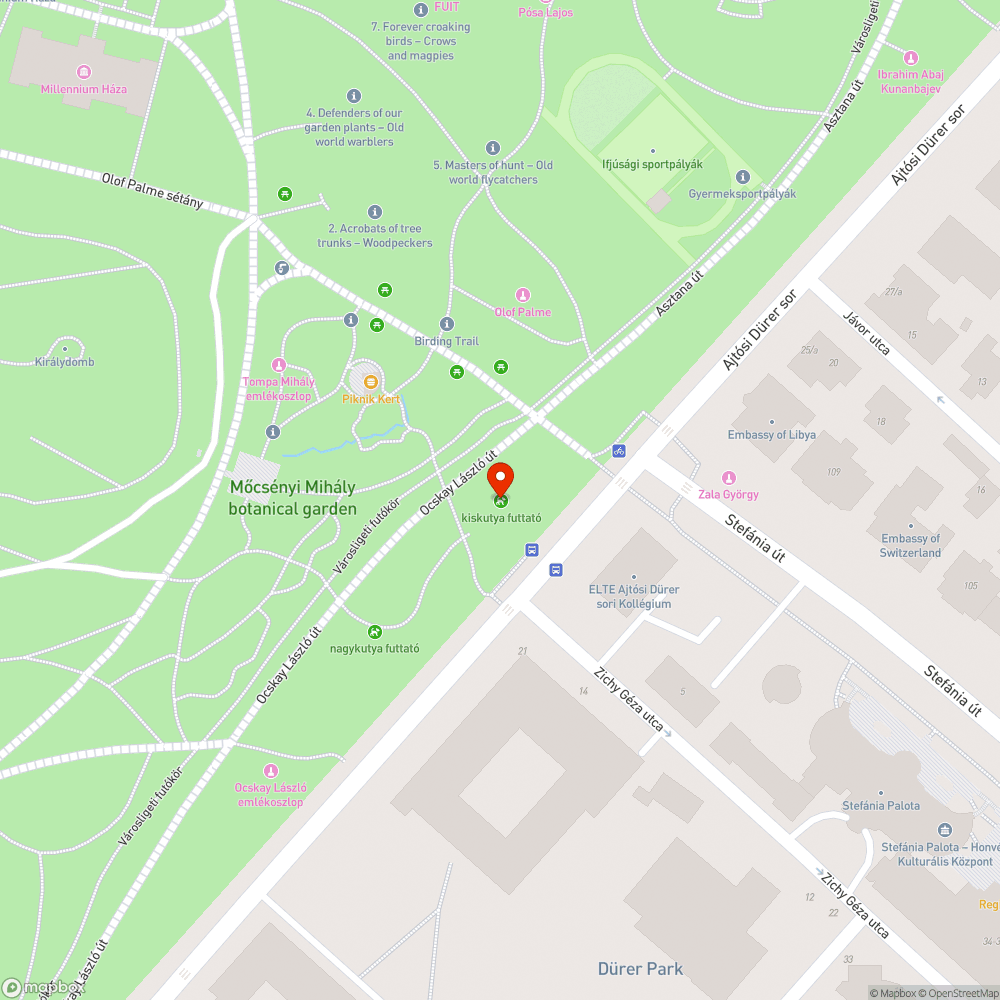 Kutyaúszta-tó bejelentés helye