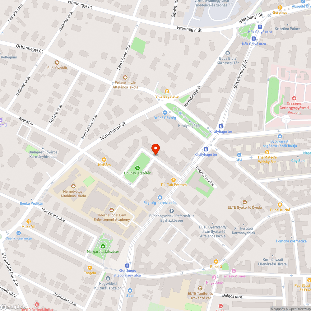 Eltömődött csatorna lefolyó bejelentés helye