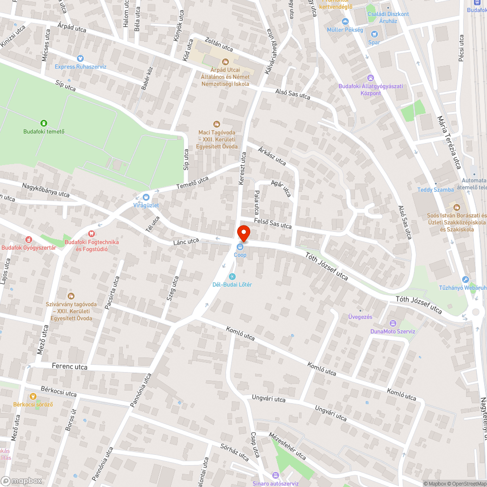 Kátyú és útszegélyhiány bejelentés helye