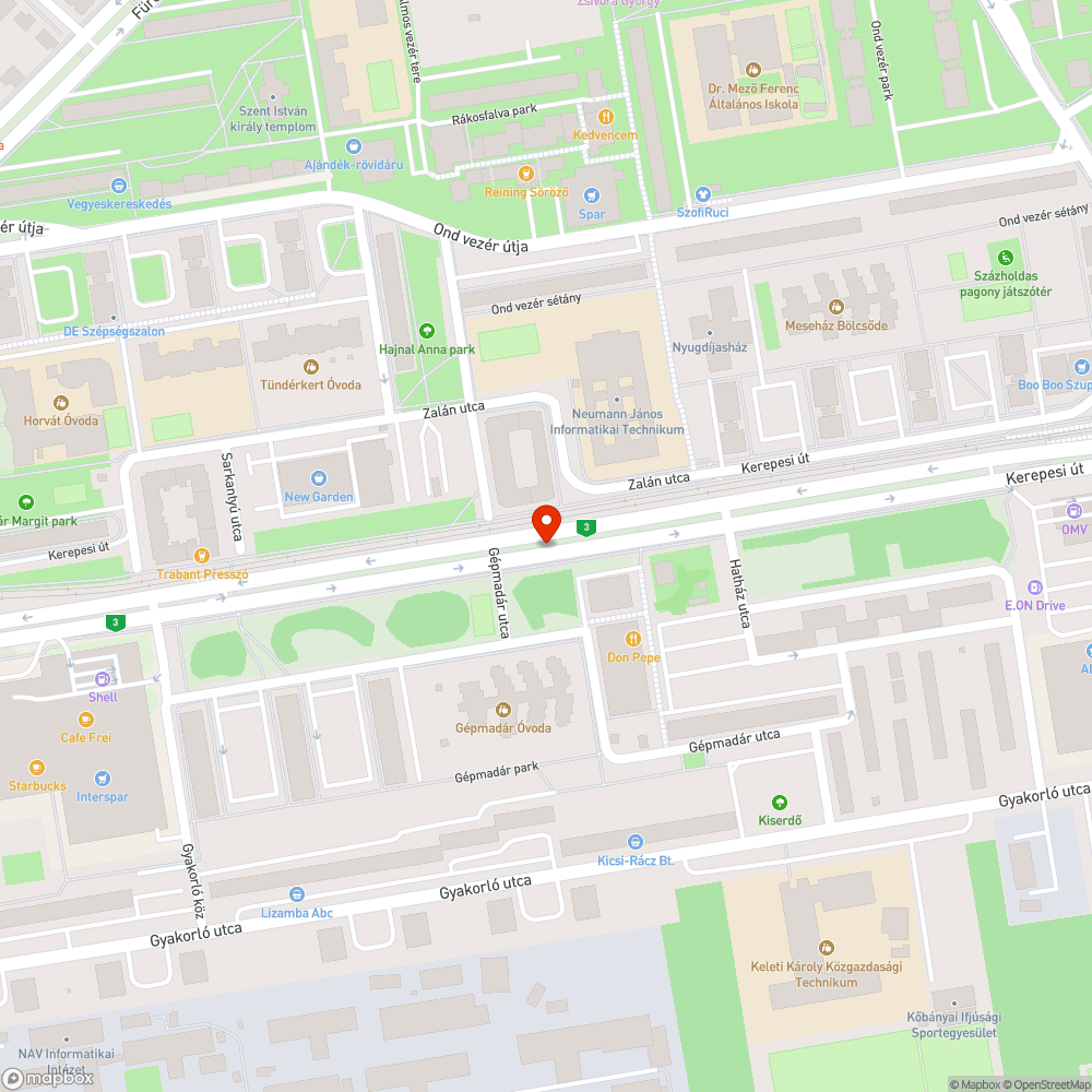 Sáros gazos járda bejelentés helye