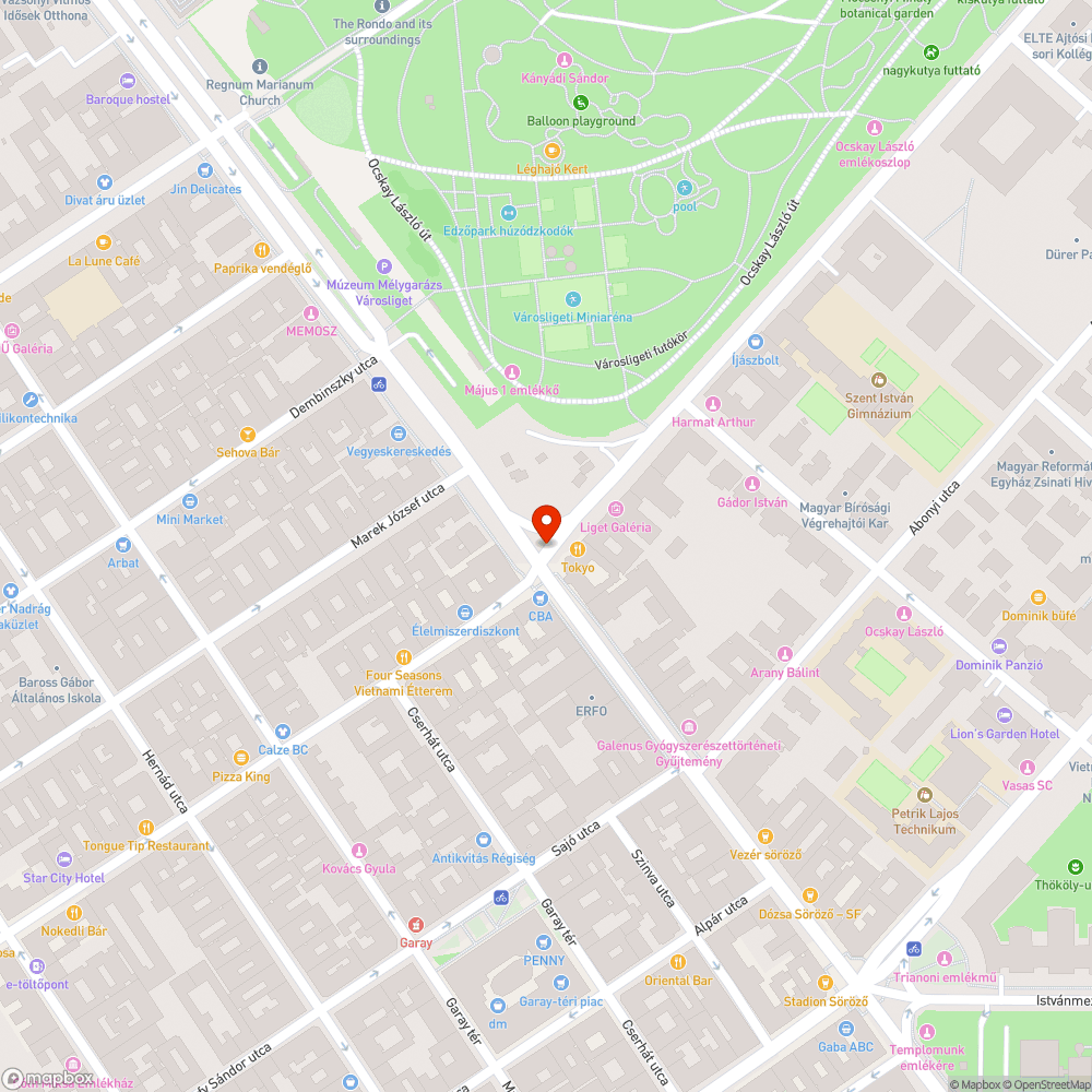 Teljes forgalmi sávban levő süllyedés bejelentés helye