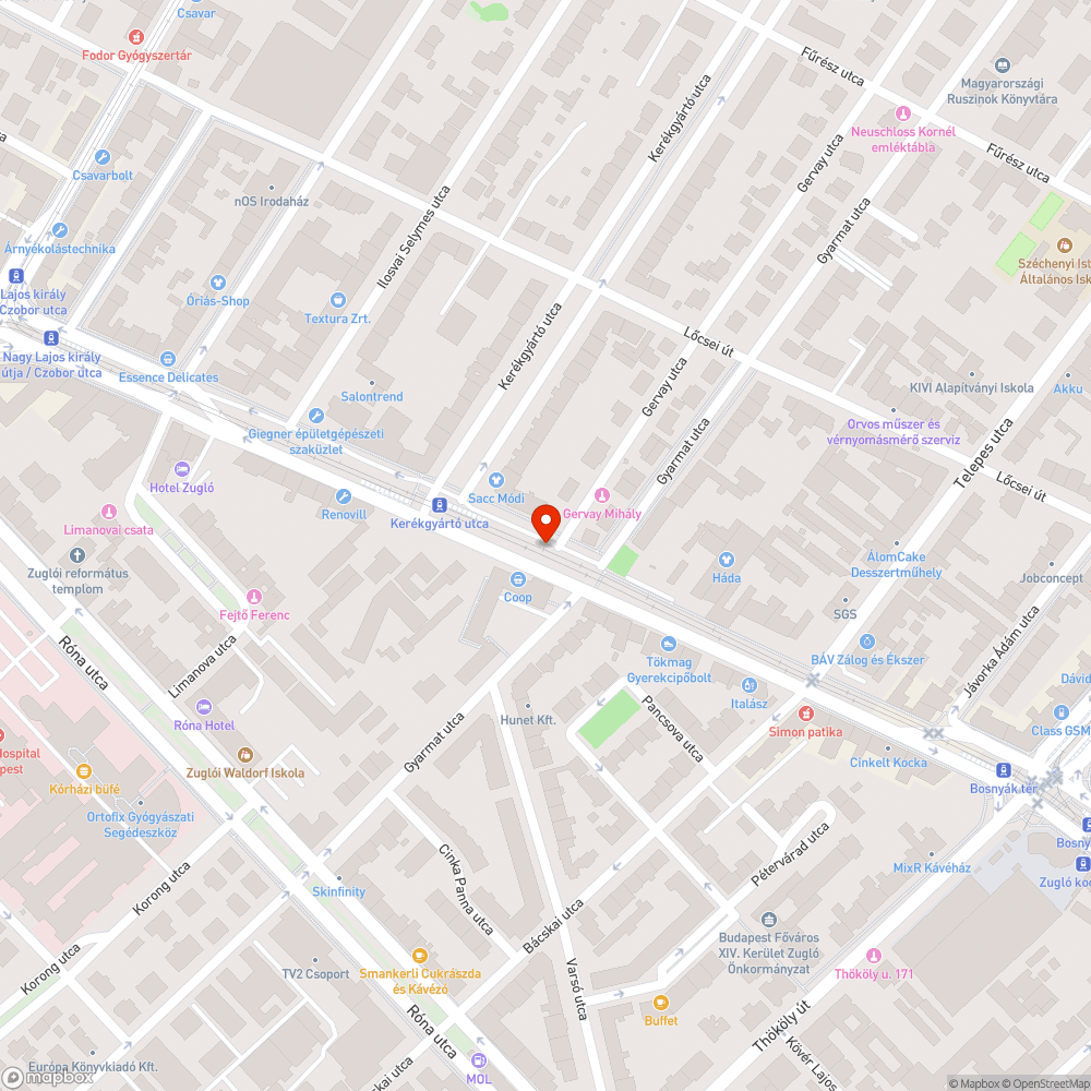 Elhagyott jármű. bejelentés helye