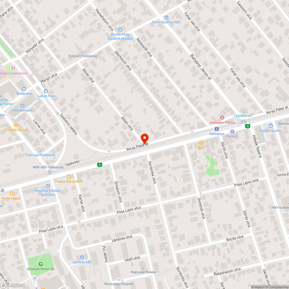 Befejezetlen kétirányúsítás bejelentés helye