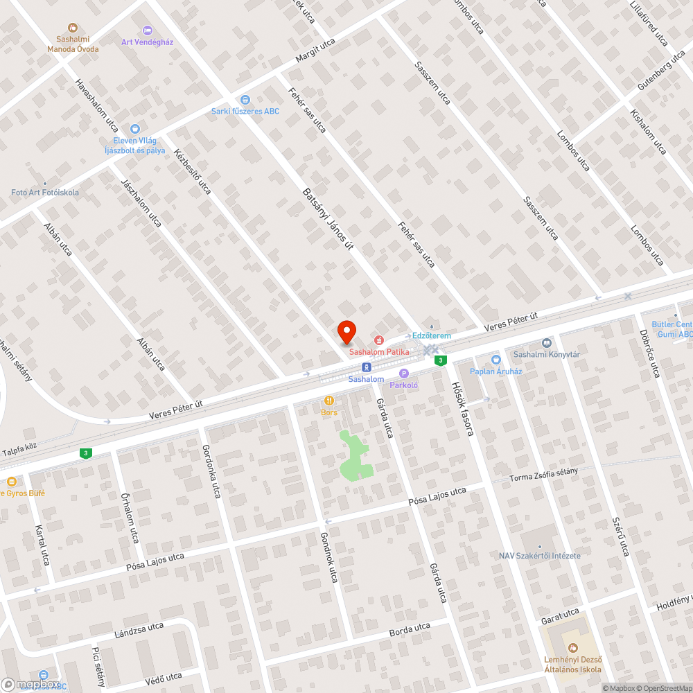 A sebességlassító széle hiányos bejelentés helye