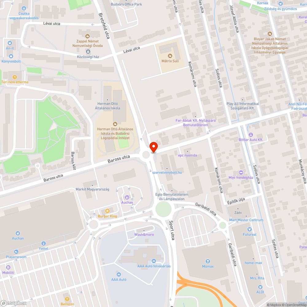 Megsüllyedt gázcsap bejelentés helye