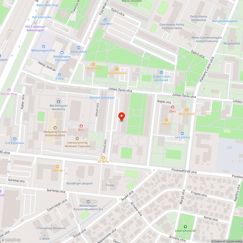 Sértő graffiti bejelentés helye