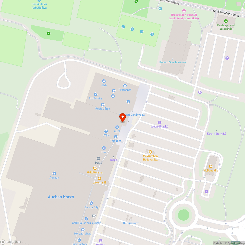 Kiégett lámpa bejelentés helye