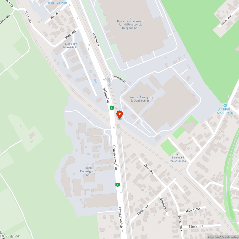 Zöld FKF zsák Grassalkovich út bejelentés helye