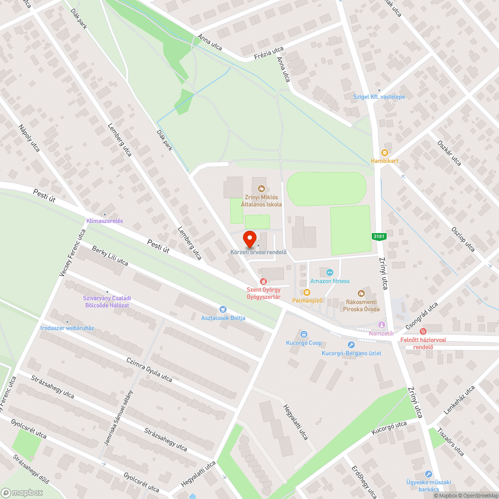 Kucorgó tér bejelentés helye