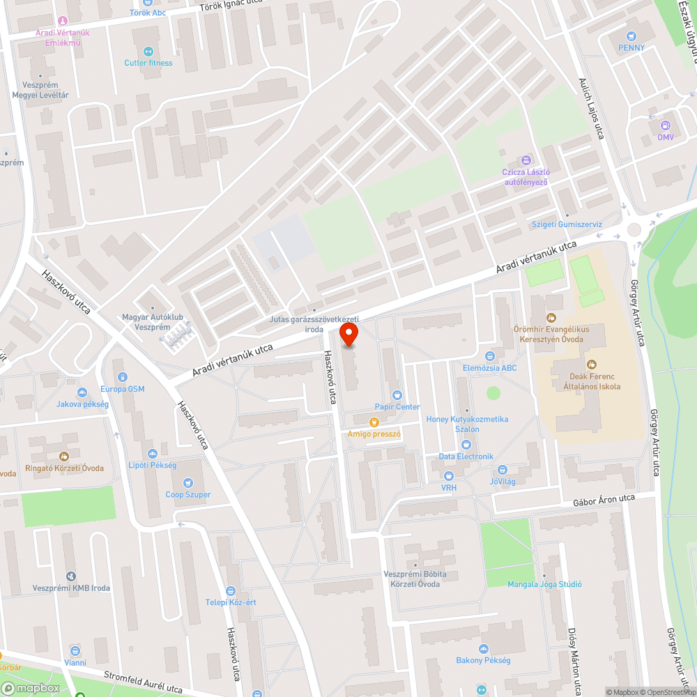 Járda beszakadása bejelentés helye