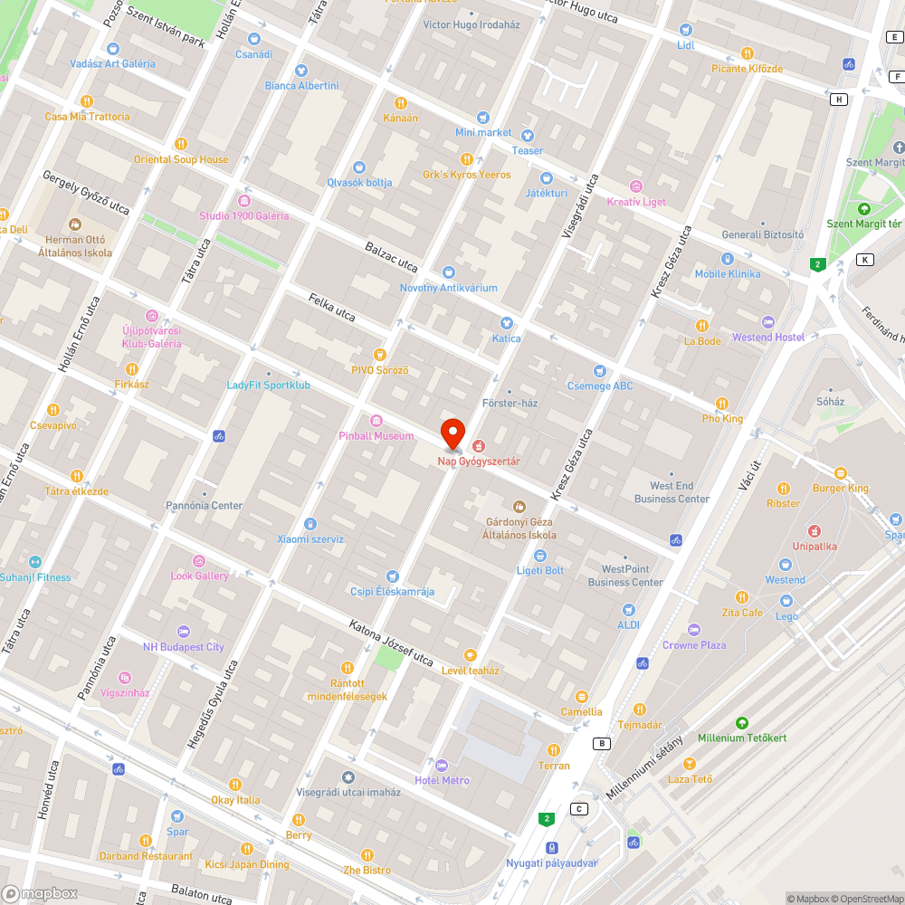 Kidöntött tábla bejelentés helye