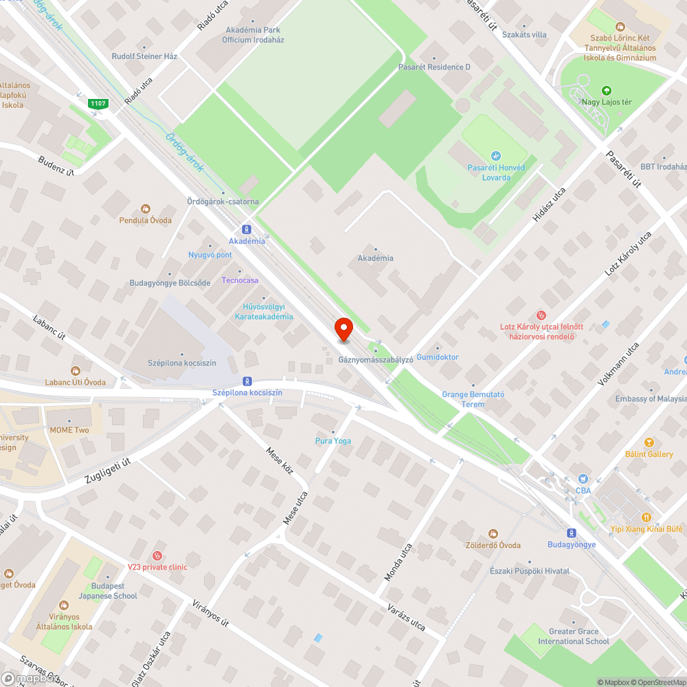 Kitört üveg bejelentés helye