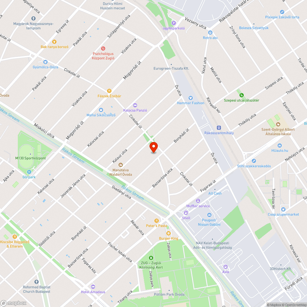 járda rongálás a Bonyhádi úton bejelentés helye