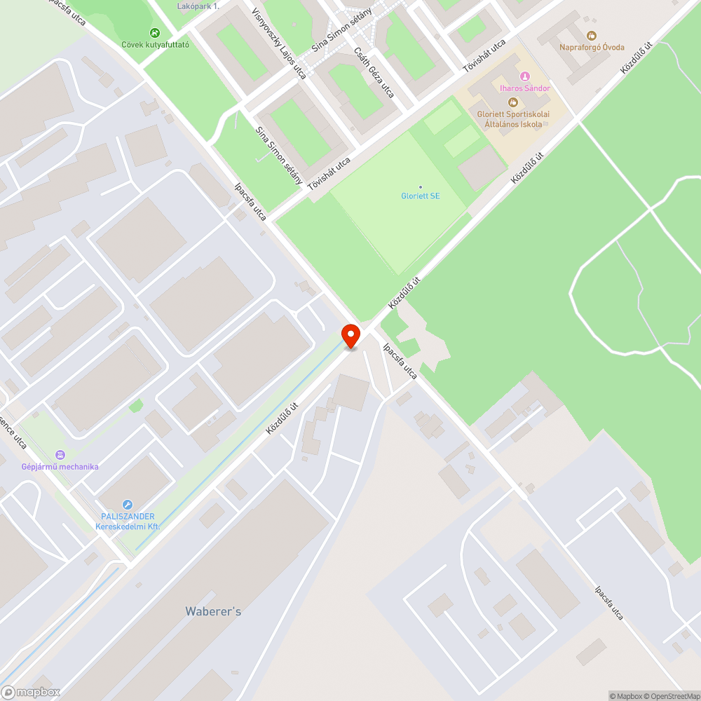 Vegyes hulladék a Közdűlő úton bejelentés helye