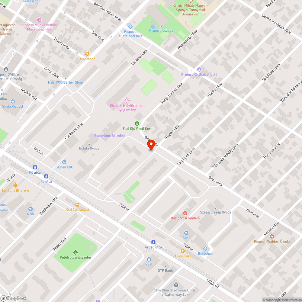 Olajfolt bejelentés helye