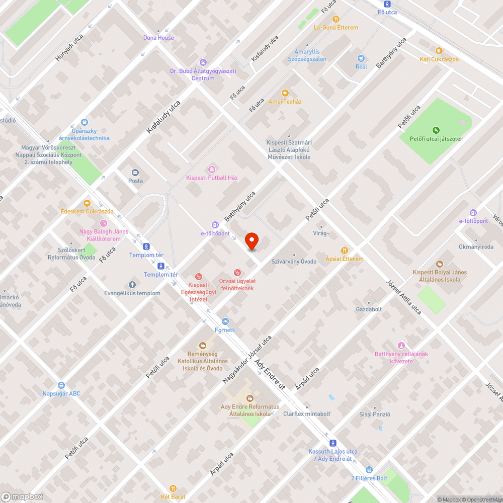 Mozdulatlan kombi bejelentés helye