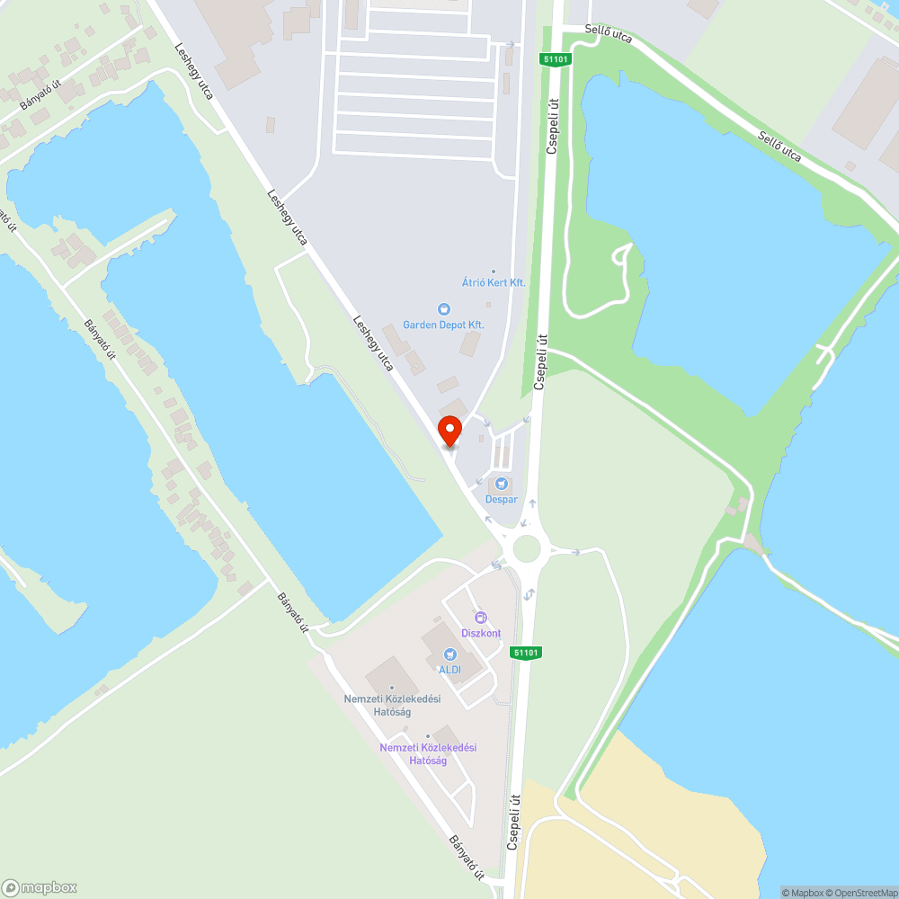 Illegális szemét bejelentés helye