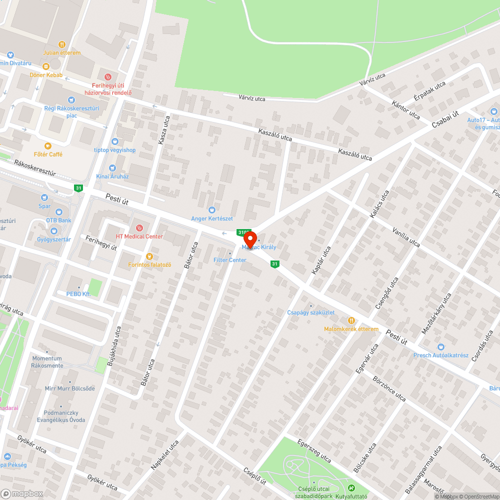 Tisztítást igénylő Krisztus-kereszt bejelentés helye