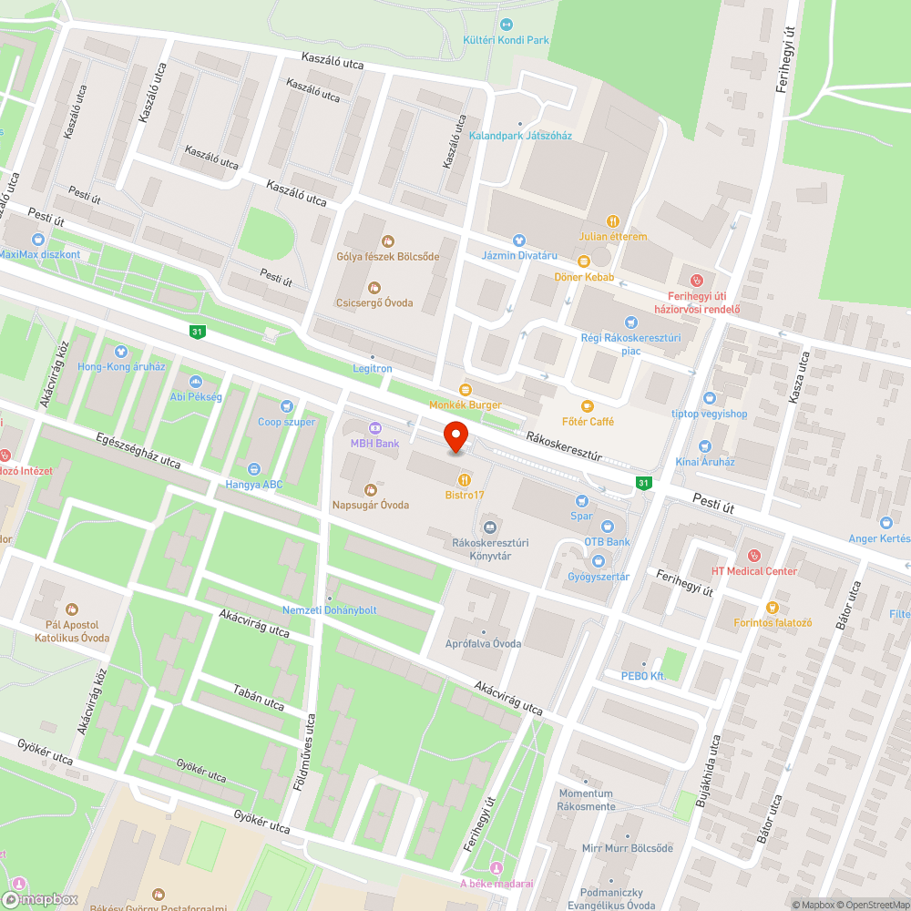 Tisztítást igénylő absztrakt műalkotás a Polgármesteri Hivatal tövében bejelentés helye