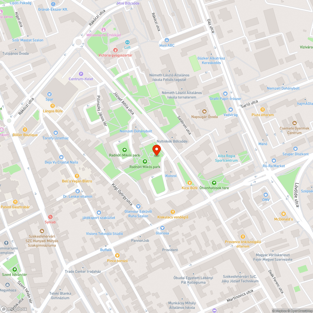 Kiterjedt pocsolya bejelentés helye