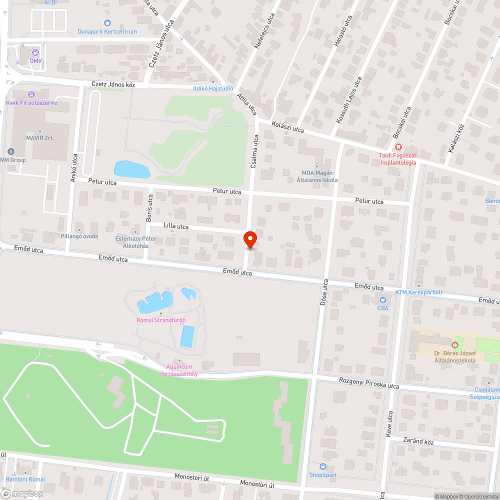 Kevés világítás bejelentés helye