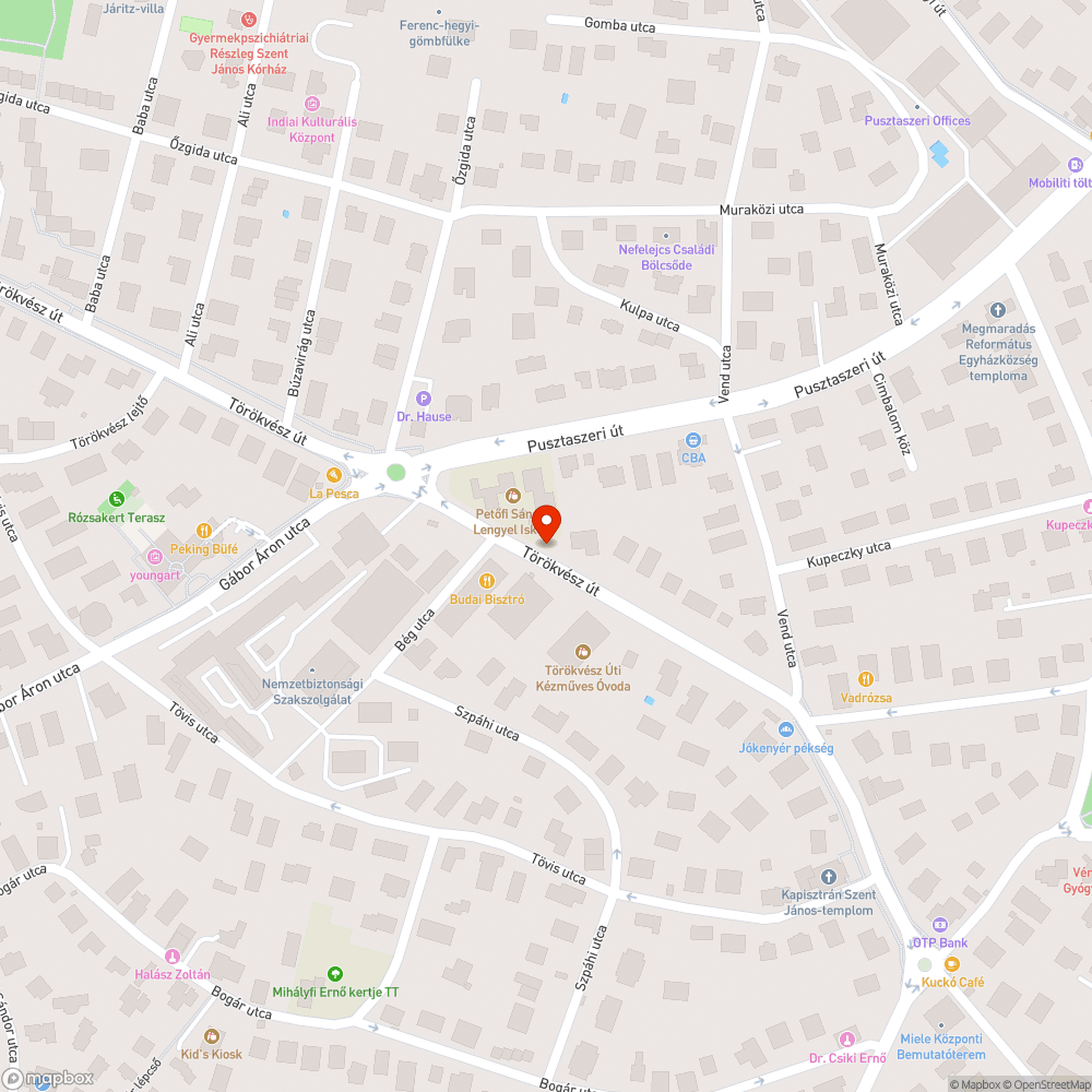 Lekopott útburkolati jel bejelentés helye