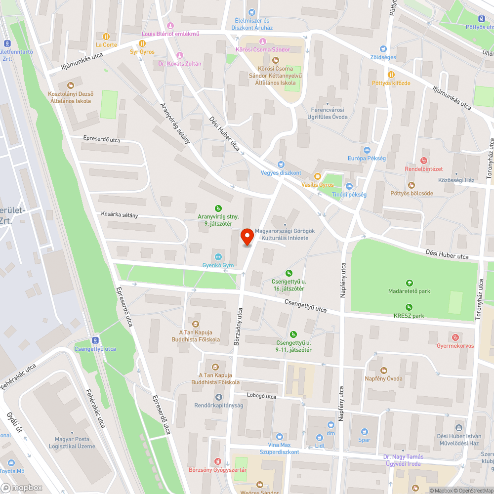 Fára láncolt valami bejelentés helye