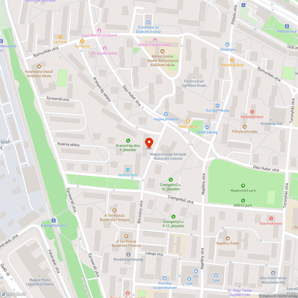 Fára láncolt valami 2 bejelentés helye