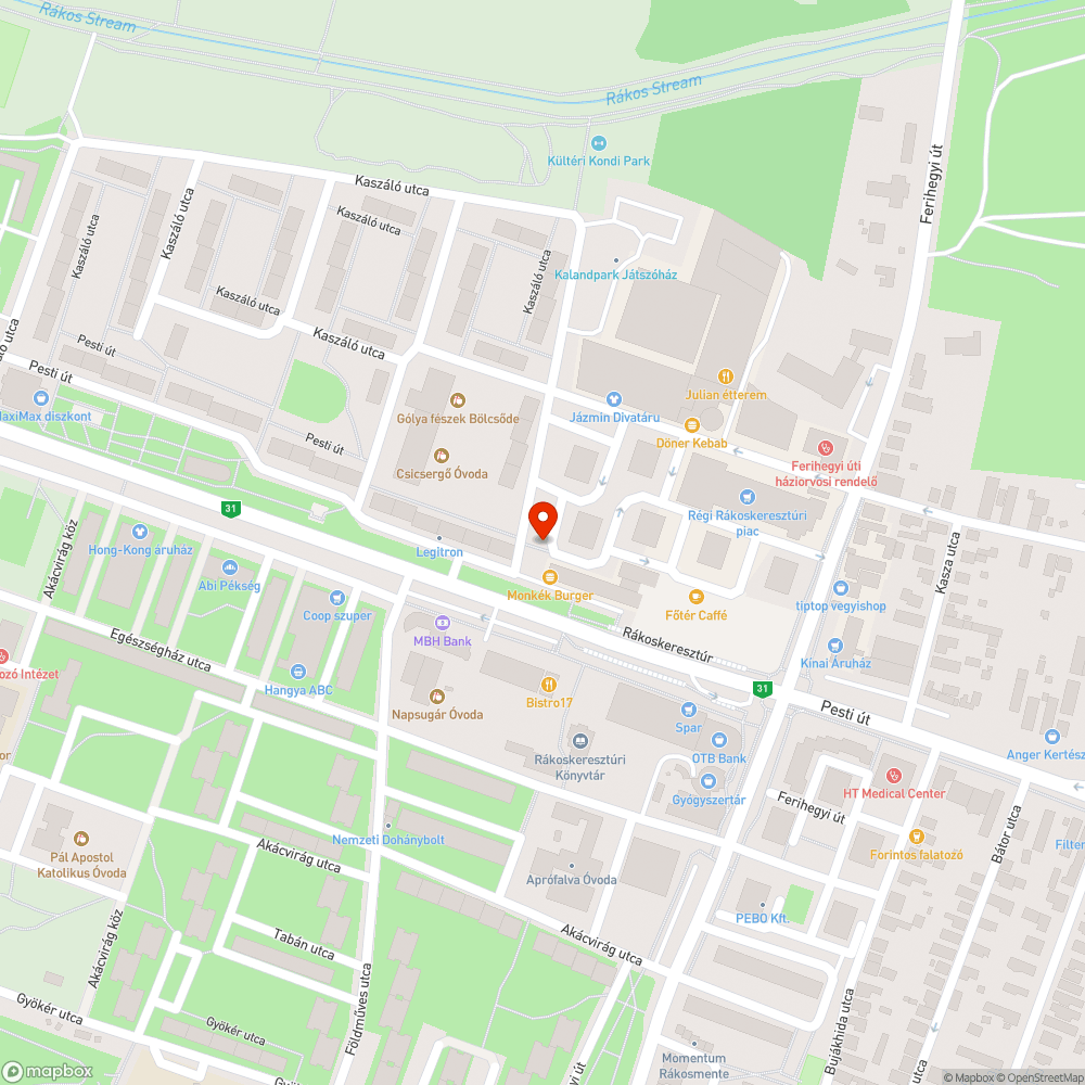 Parkolóburkolat kibővítésének igénye bejelentés helye