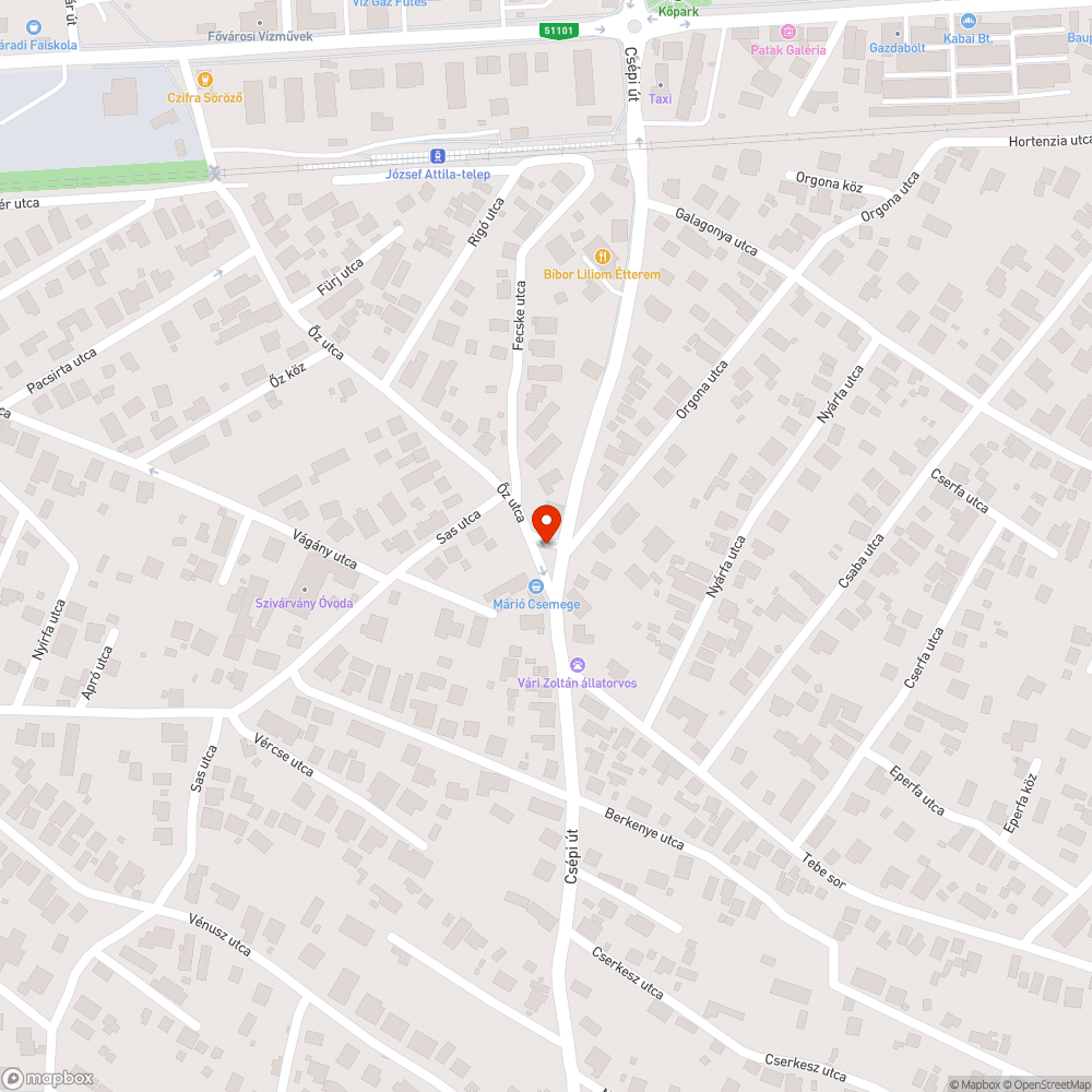 Árokban levő víz elvezetése bejelentés helye