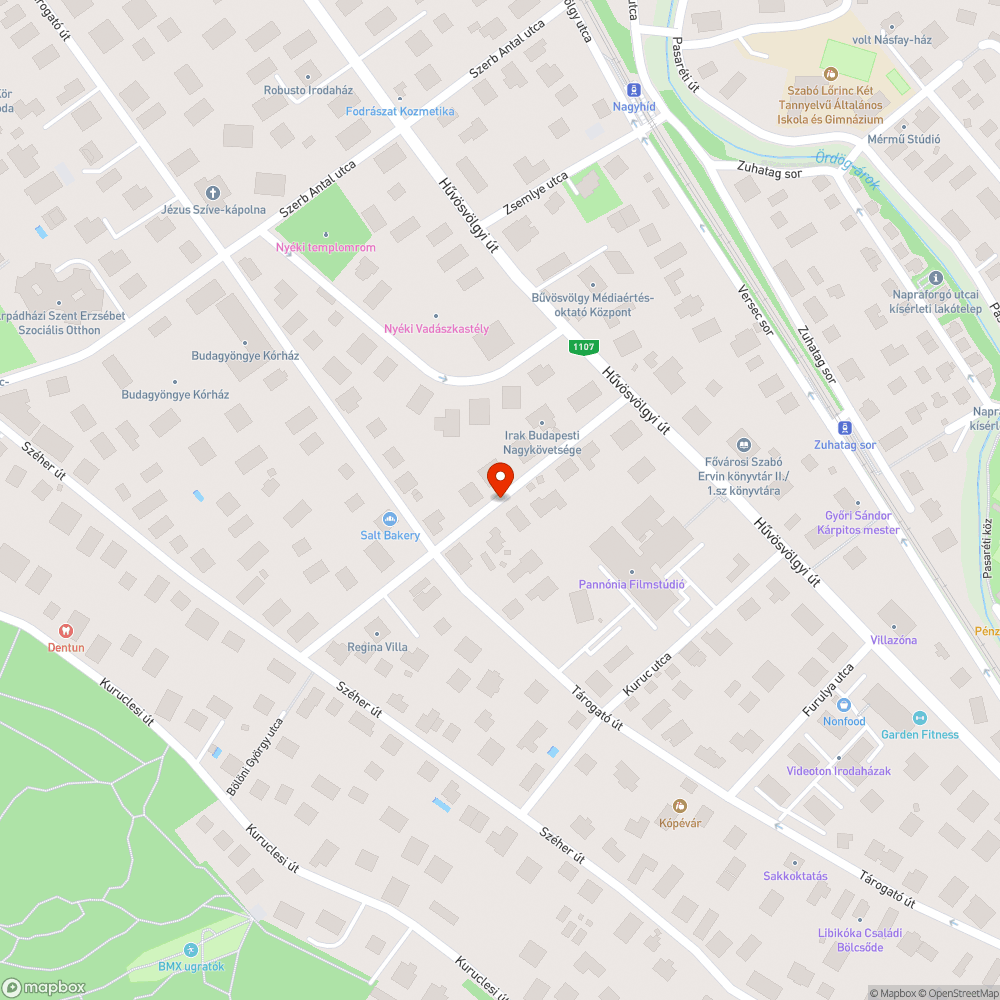 Kátyú - Bölöni György bejelentés helye