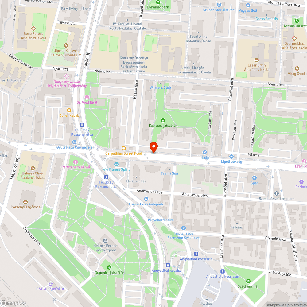 NINCS VILÁGÍTÁS bejelentés helye