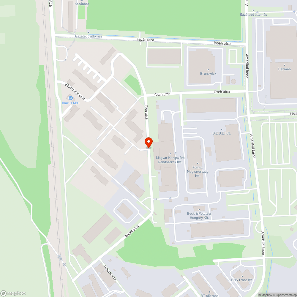 Esőzéskor a víz elönti az utat bejelentés helye