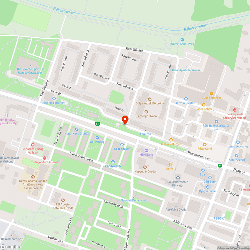 Lépcsőkorlát hiányzik bejelentés helye