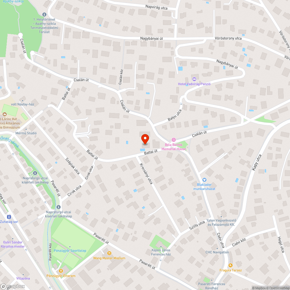 És leszàllt a sötétség bejelentés helye