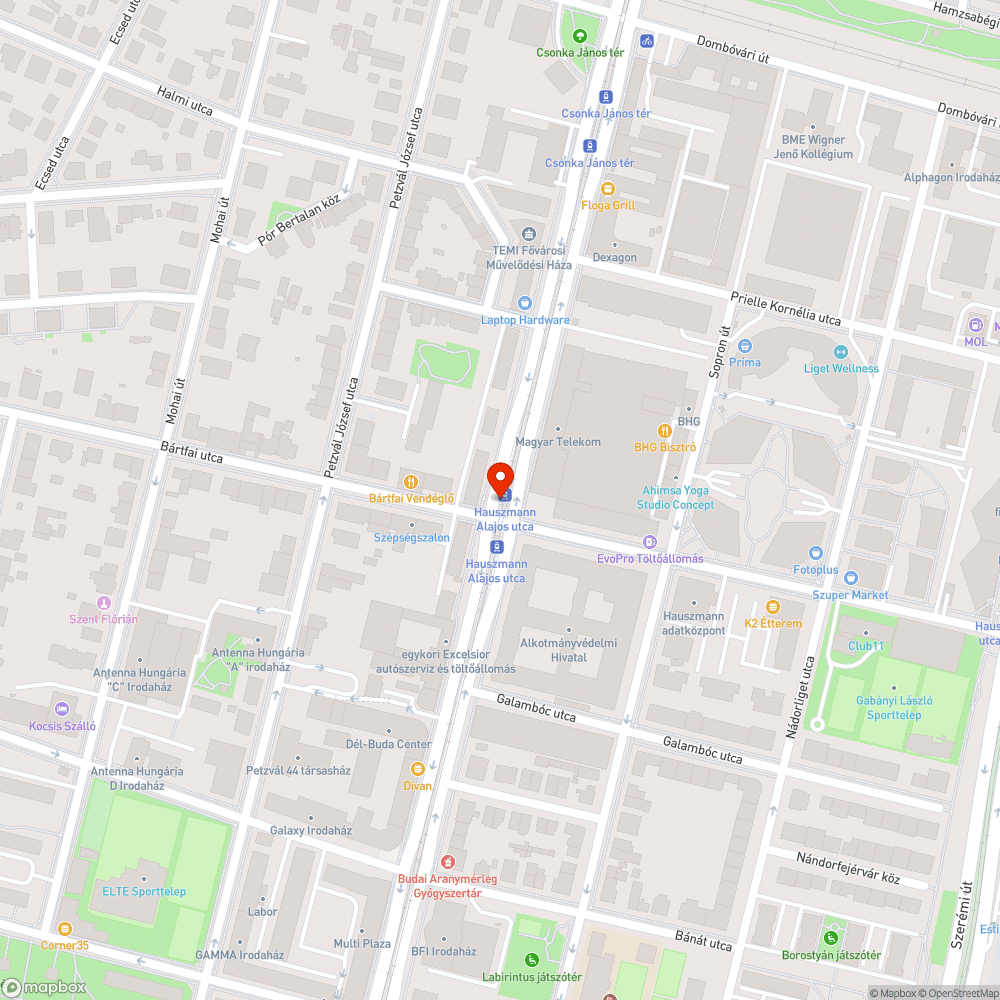 Hordalék bejelentés helye