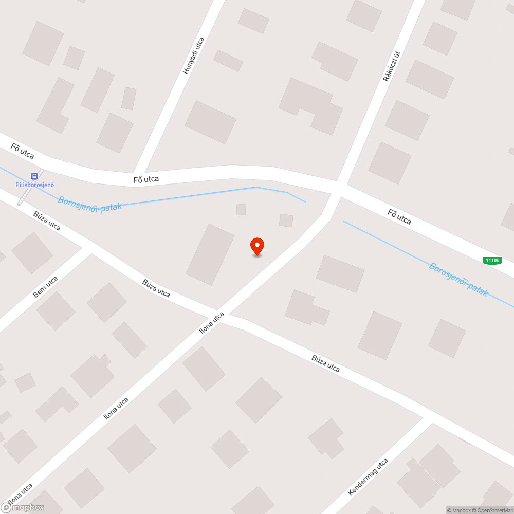 Kátyú bejelentés helye