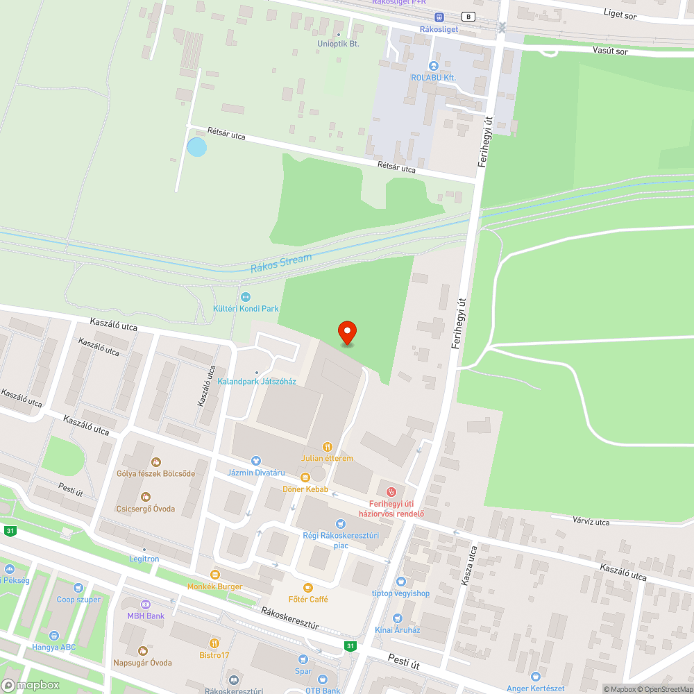 Szemétkupacok a Keresztúri Piac épülete mellett bejelentés helye