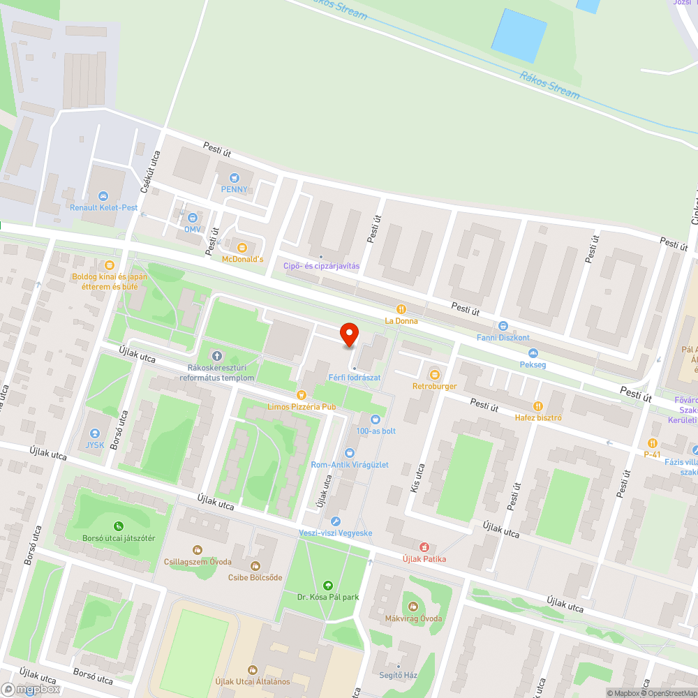 Sérült ülőpad bejelentés helye