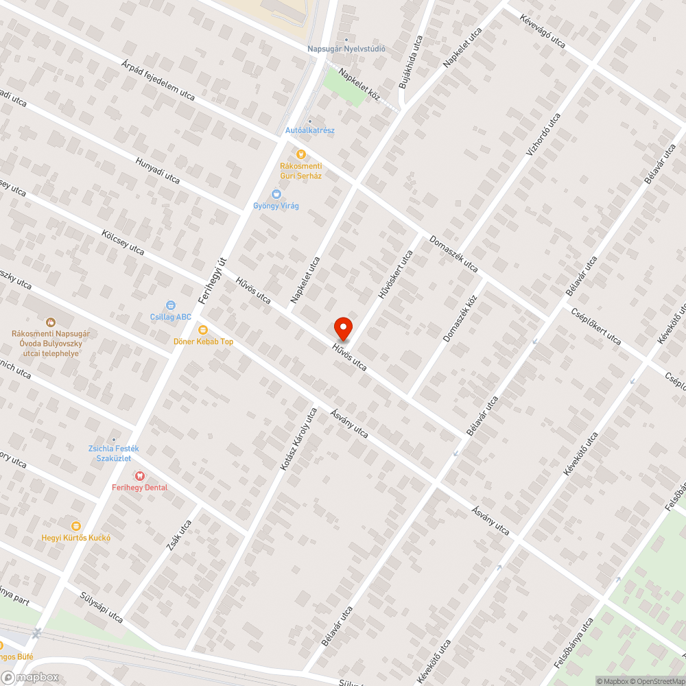 Sérült vizesárok bejelentés helye