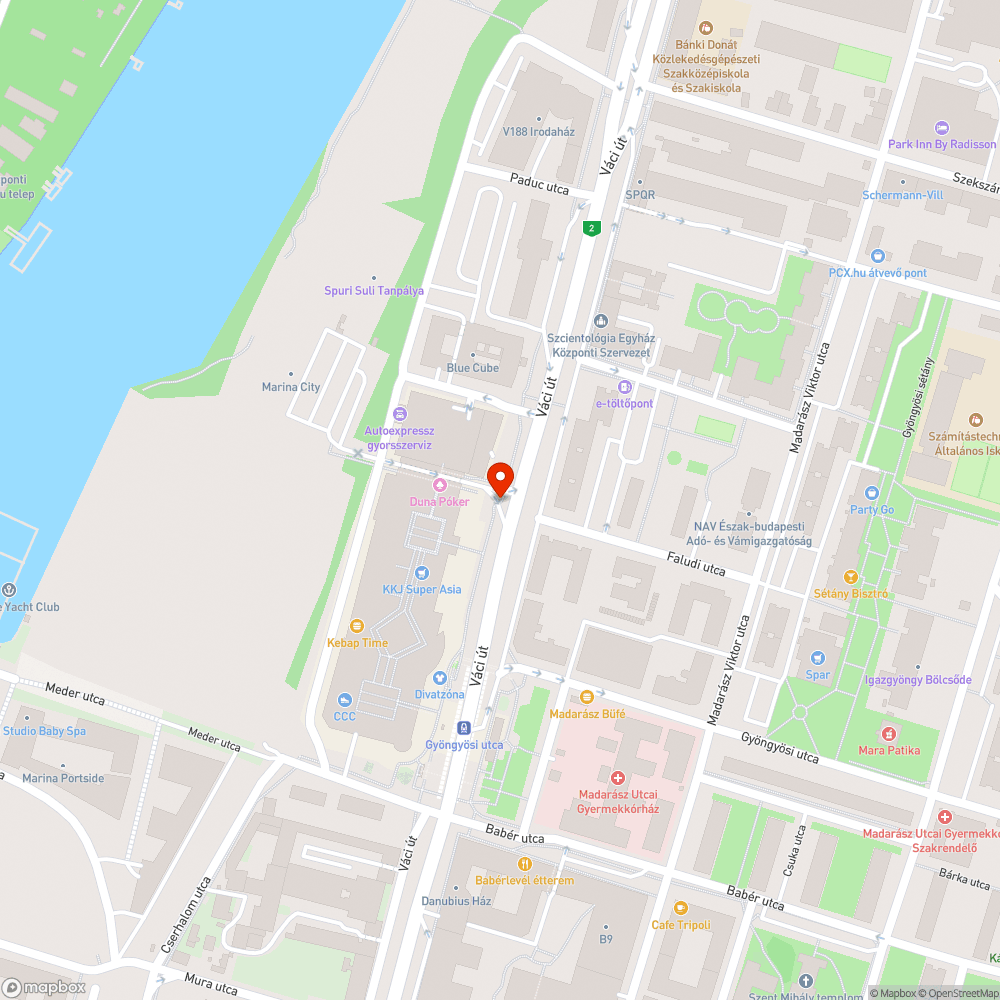 Patkánytetem a bicikliúton bejelentés helye