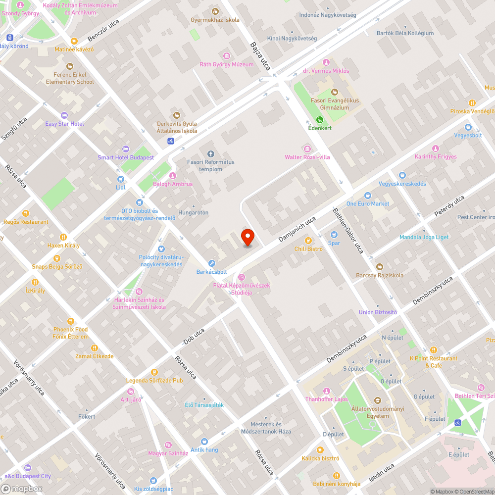 Kerékpártámasz bejelentés helye